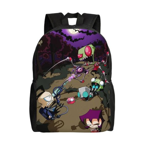 Sac  Dos Pig Invader Zim Lger, Unisexe, Basique, Pour La Journe, Les Livres, Pour Ordinateur Portable, Pour Les Voyages, L'cole, Le Bureau, Au Quotidien - Xtyd2666