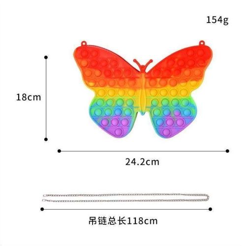 Sac  Dos Pour Enfant, Mignon, Fidget, Jouets, Reliver Le Stress, Sac Papillon, Push Bubble, Simple, Variateur, Antistress, Jeu Sensoriel