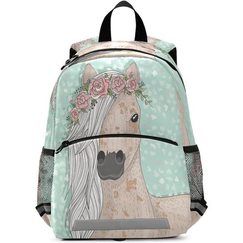 Sac  Dos Pour Enfants Avec De Beaux Poils De Cheval Pour L'cole Maternelle Pour Tout-Petits Filles Garons, Multicolore, Taille Unique, Sac  Dos Enfant