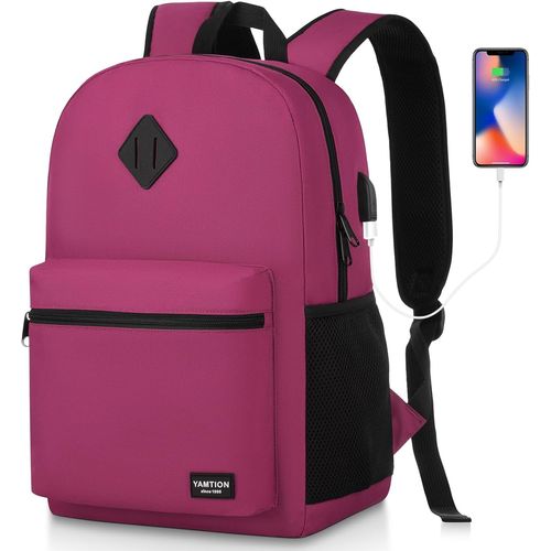 Sac  Dos Pour Ordinateur Portable, Femmes, Sac  Dos D'cole Filles Adolescentes, Sac  Dos D'cole Filles Adolescentes Sacs D'cole Femmes Avec 15,6 Pouces Compartiment Pour Ordi[Ord622922]