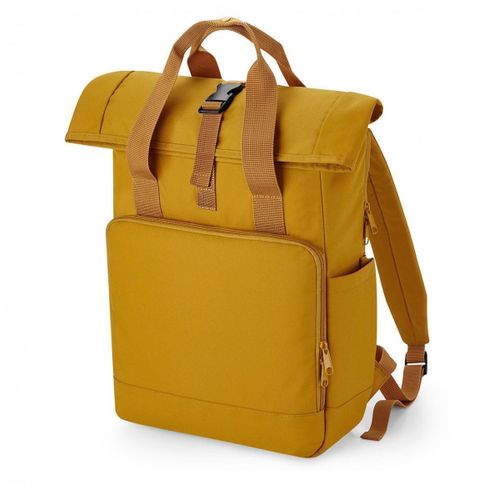 Sac  Dos Recycl Rolltop Et Poignes - Bg118l - Jaune Moutarde
