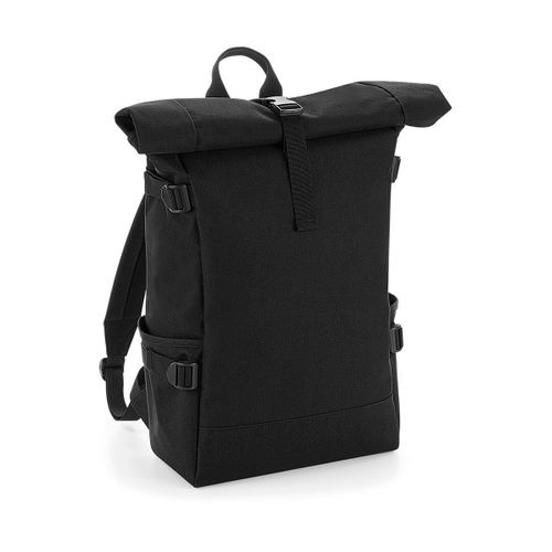 Sac ? Dos Roll-Top 22l - Compartiment Ordinateur - Bg858 - Noir