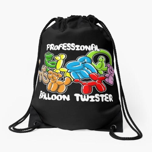 Sac  Dos Twister De Ballon Professionnel Sur Noir Sac  Cordon Pour Le Sport Cadeau