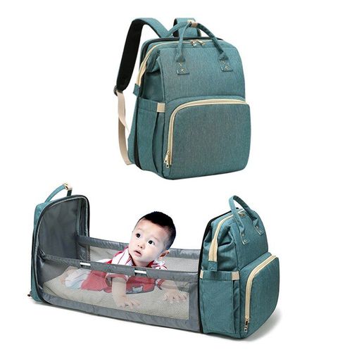 Sac  Langer Portable 3 En 1, Sac  Dos, Lit De Voyage Pour Bb, Couffin, Matelas  Langer Pliable, Berceau De Voyage, Nid De Bb