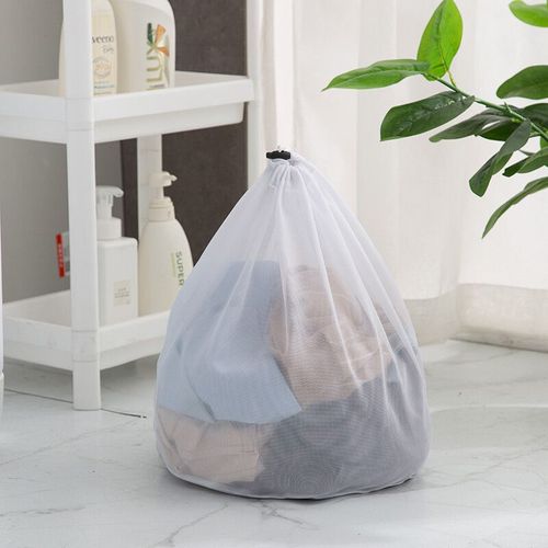 Sac  linge de proximit pour machine  laver,sacs de lavage en filet grossier,vtements sales,ensemble de 4 pices,mnage - Type Fine Mesh-40x50cm