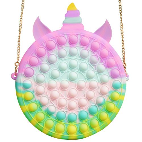 Sac  Main Anti-Stress, 1 Pice, Licorne Push Bubble, Sac  Bandoulire, Dcompression, Sac  Main, Organisateur De Rangement, Sac  Main  Presser, Jouet Sensoriel