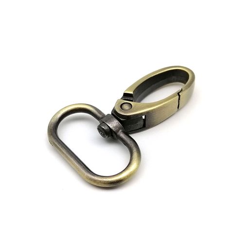 Sac  Main En Cuir De Haute Qualit Avec Fermoir Pour Collier De Chien,5 Pices - Type Brush Antique Brass-Inside Wide 38mm