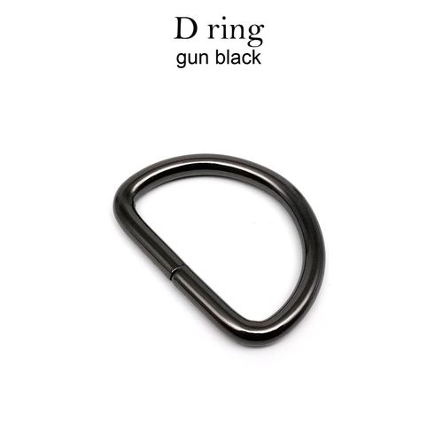 Sac  Main En Cuir pais,Sac  Dos,Sangle,Ceinture,Web O D,Rectangle,Tri-Glide,Rglable,Rouleau,Boucle Ardillon,Curseur,Triangle,Fermoir - Type D Ring Gun Black-Inside Wide 17mm