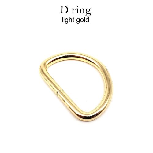 Sac  Main En Cuir pais,Sac  Dos,Sangle,Ceinture,Web O D,Rectangle,Tri-Glide,Rglable,Rouleau,Boucle Ardillon,Curseur,Triangle,Fermoir - Type D Ring Light Gold-Inside Wide 13mm