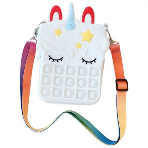 Sac  Main Licorne  Fossettes, Sac  Bandoulire  Bulles, Dcompression, Mignon, Jouet Sensoriel, Nouvelle Collection