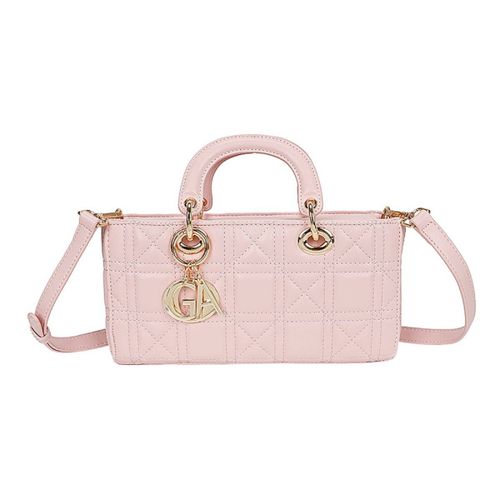 Sac  Main Pour Femme Matelass Gomtrique  Bandoulire Gallantry Rose