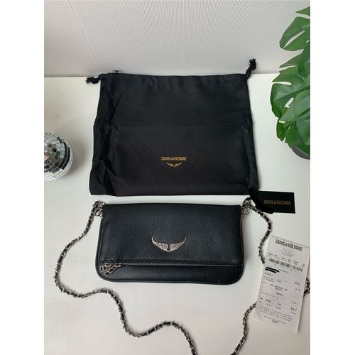 Sac  Main Rocky Zadig & Voltaire - Bag Iconiquez&V En Cuir Grain | Noir