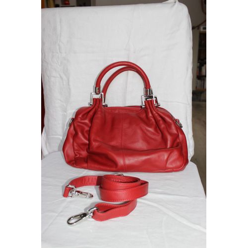 Sac  Main Rouge Le Tanneur