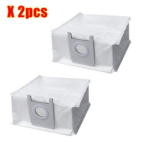 Sac  poussire pour Xiaomi ROIDMI EVE Plus,accessoires de robot,sac de rangement des ordures,remplacement de l'aspirateur,kit de pices de rechange de balayage - Type 2pcs