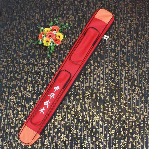 Sac D'pe De Paulin Martiale tanche Et Durable,Chapelle Chinoise Kong-Fu Tai,Kung Fu Initi,106cm - Type Red2