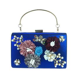 Sac De D ner Fleurs En Trois Dimensions Petite Bo te Carr e