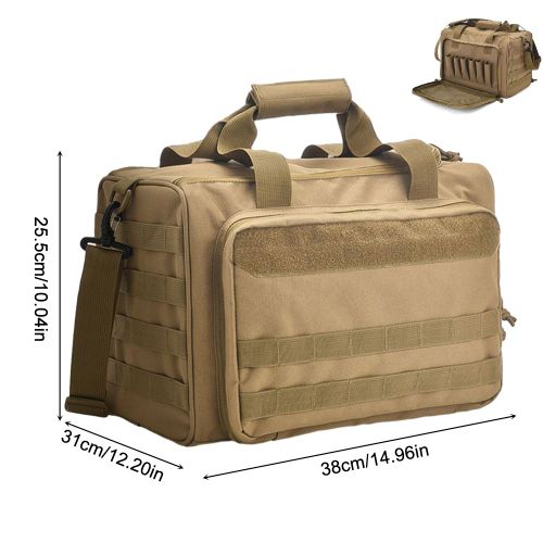 Sac De Rangement En Nylon Pour Armes  Feu,Systme Molle,Accessoire De Chasse En Plein Air,tui  Odor,Pack De Tireur D'lite Lanc Par L'outil,Noir - Type Khaki B