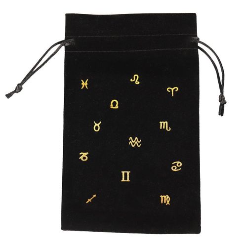 Sac De Rangement Pour Cartes Oracle Constellation, Pochette  Cordon De Serrage Pour Bijoux, Cartes  Jouer En Flanelle Douce, Sac De Ds Pour Divination De Sorcire