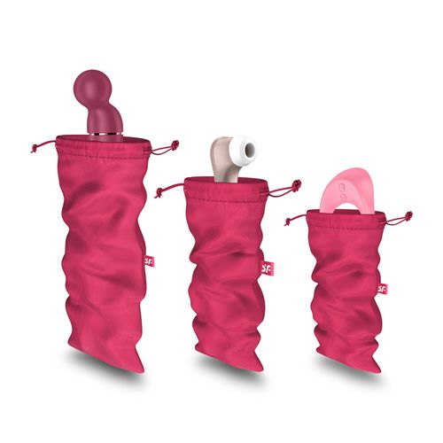 Sac De Rangement Treasure Bag Rouge - Satisfyer Taille M - Rouge