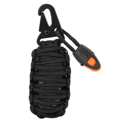 Sac De Survie En Corde, Sac De Peche Multifonctionnel Avec Boucle Suspendue En Forme De Bouche D'aigle (Noir)