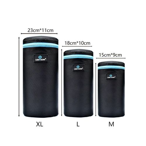 sac de transport pour lentille d'appareil photo DSLR,housse de protection souple de haute qualit,4 tailles S M L XL,Kit de 4 en 1 - Type 3 in 1 kit(L M XL)