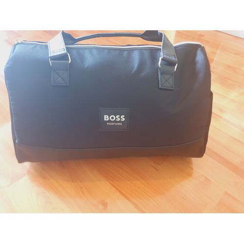 Sac De Voyage Hugo Boss Noir Neuf Sous Blister.