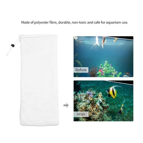 Sac Filtrant Magique D'aquarium 3 Tailles, Sac Filtrant En Fibre De Polyester, Sac Filtrant En Maille Pour Aquarium, Accessoires De Filtration Haute Densit
