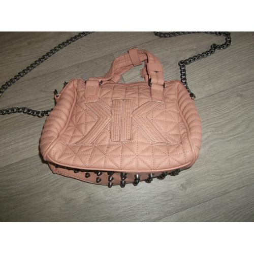 Sac Kookai Simili Cuir Saumon Port Mains Ou Bandoulire Ttbe