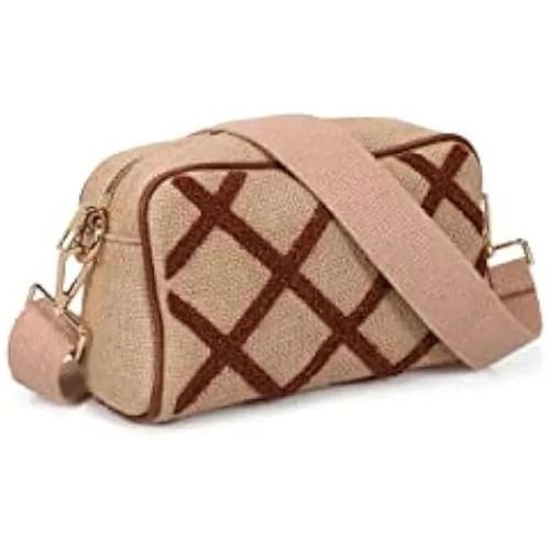 Sac - Laura Ashley - Lenore-Quilted-Tan - Marron - Zippe - Matelass
