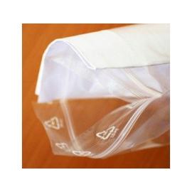 Sac plastique ZIP 160x220 mm avec poche kangourou 160x200 mm - Sachet ZIP  transparent 50µ en PEBD - Carton de 1000 sacs
