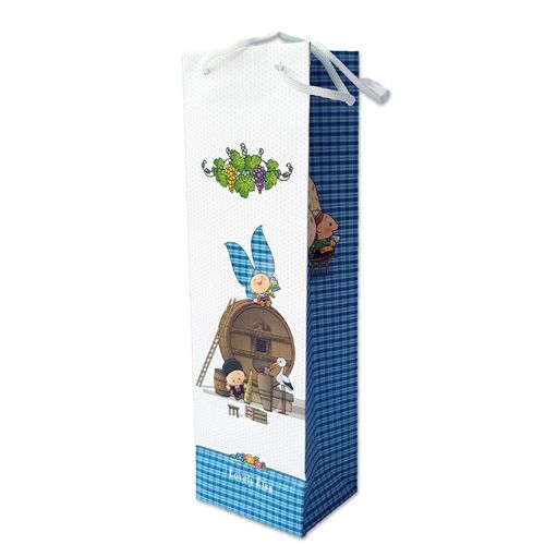 Sac Pour 1 Bouteille - Lovely Elsa - Fond Blanc