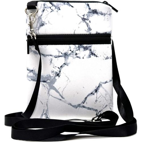 Sac Pour Tlphone Portable  Petit Sac  Bandoulire Mignon Pour Femme Avec Bandoulire Pour Iphone X/Xr/8/8 Plus/7/7 Plus Et Samsung, Blanc, Small
