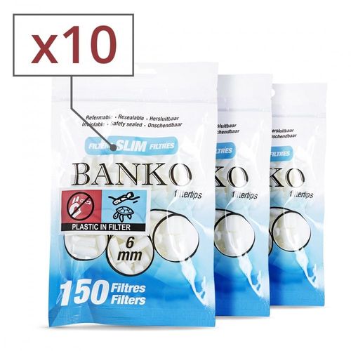 Sachet 150 Filtres Banko Slim X10