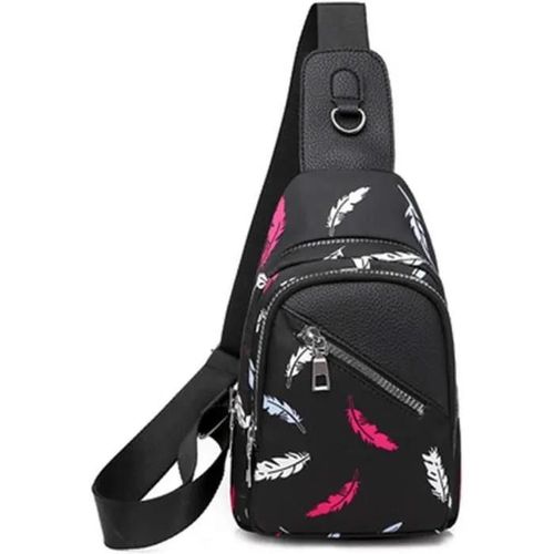 Sacoche Femme Port Travers Sac Poitrine Bandoulire Pour Sport Voyage - La Plume