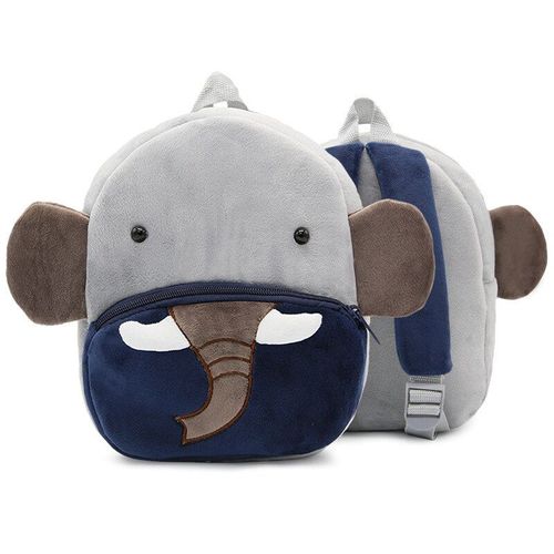 Sacs  Dos De Maternelle En Peluche D'lphant De Dessin Anim, Sacs  Dos D'Animaux Mignons, Lgers Et Doux, Mini Sac D'cole Pour 2-4 Ans