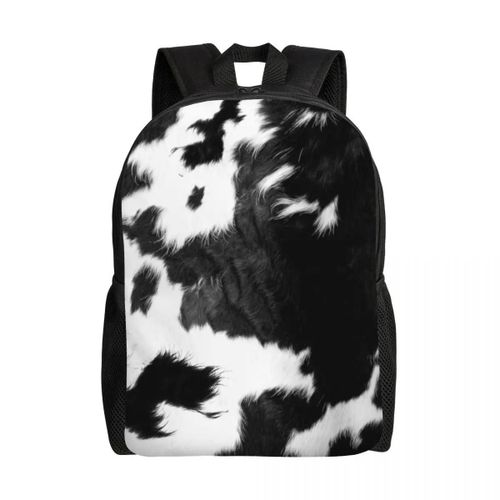 Sacs  Dos Modernes En Similicuir De Vache Pour Hommes Et Femmes, Impermables, Avec Texture Fourrure, Imprims