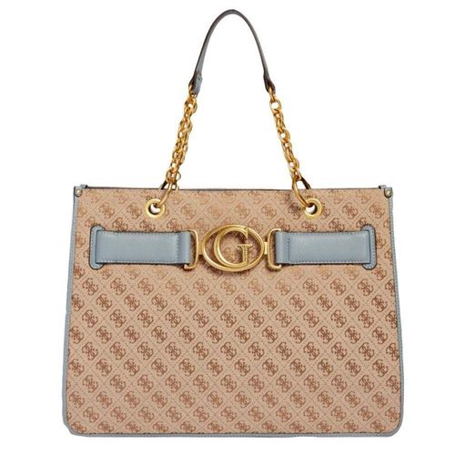Sacs  Main Guess Logo 4g Classic Femme Marron