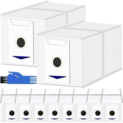 Sacs  Poussire De Remplacement Pour Aspirateur Robot Ecovacs Deebot T30 Max/T30 Omni/T30 Pro Omni, Sac De Dpoussirage  4 Couches De Charbon Actif D'Une Capacit De 3L (10 Pack[SSE7114567]