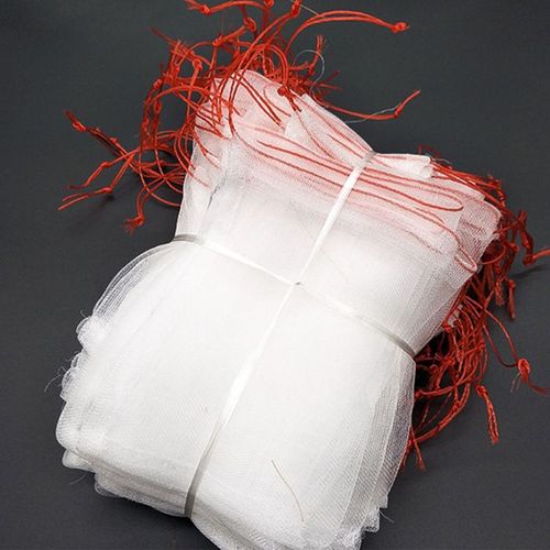 Sacs De Protection Des Fruits, 100 Pcs 30,5 X 20,3 Cm Sacs De Filet De Fruits Sacs De Filet De Jardin Sacs D'arbres Fruitiers Cordon De Serrage En Nylon Maille Filet Barrire