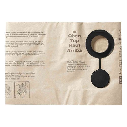 Sacs filtre double paroi FIS-SR 5/6 /5 Compatibilit: pour SR5, SR6 Festool 483143