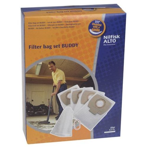 SACS POLYESTER x 4 + FILTRE A EAU NILFISK BUDDY 302002403