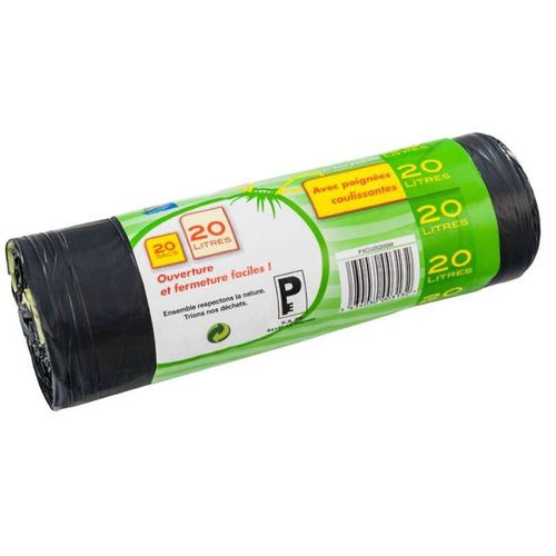 Sacs Poubelle 20l Poignes Coulissantes
