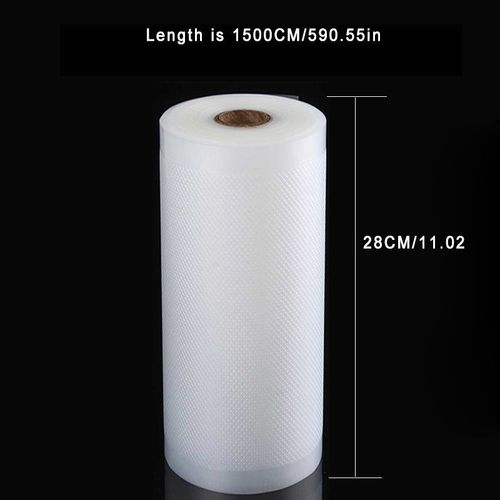 Sacs sous vide pour machine  emballer sous vide,sacs de stockage des aliments,sacs sous vide pour scelleuse - Type 28CM x 1500CM 1 roll