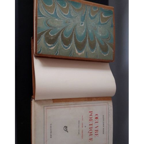 Saint-Jonh Perse, Oeuvres Potiques, Tomes 1 Et 2, Nrf, Restaur   