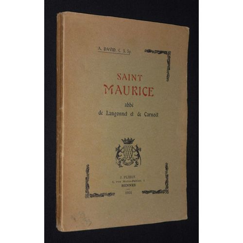 Saint Maurice, Abb De Langonnet Et De Carnot   de David A.