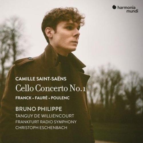 Saint-Sans : Concerto Pour Violoncelle N 1 - Franck - Faur - Poulenc - Cd Album - Frankfurt Radio Symphony,Christoph Eschenbach,Bruno Philippe,Camille Saint-Sans,Francis Poulenc,Csar Franck