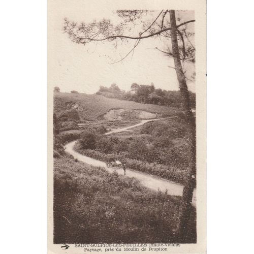 Saint Sulpice Les Feuilles. Paysage Prs Du Moulin De Peupiton . Haute Vienne .1951