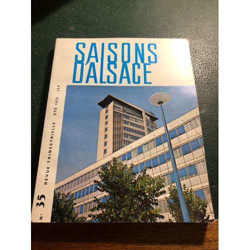 Saisons D'alsace N 35   de Saisons D Alsace  Format Beau livre 