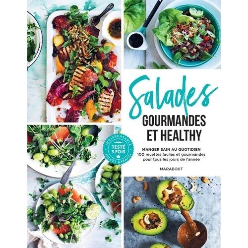 Salades Gourmandes & Healthy    Format Beau livre 