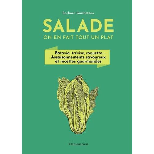 Salade, On En Fait Tout Un Plat - Batavia, Trvise, Roquette - Assaisonnements Savoureux Et Recettes Gourmandes    Format Grand Format 